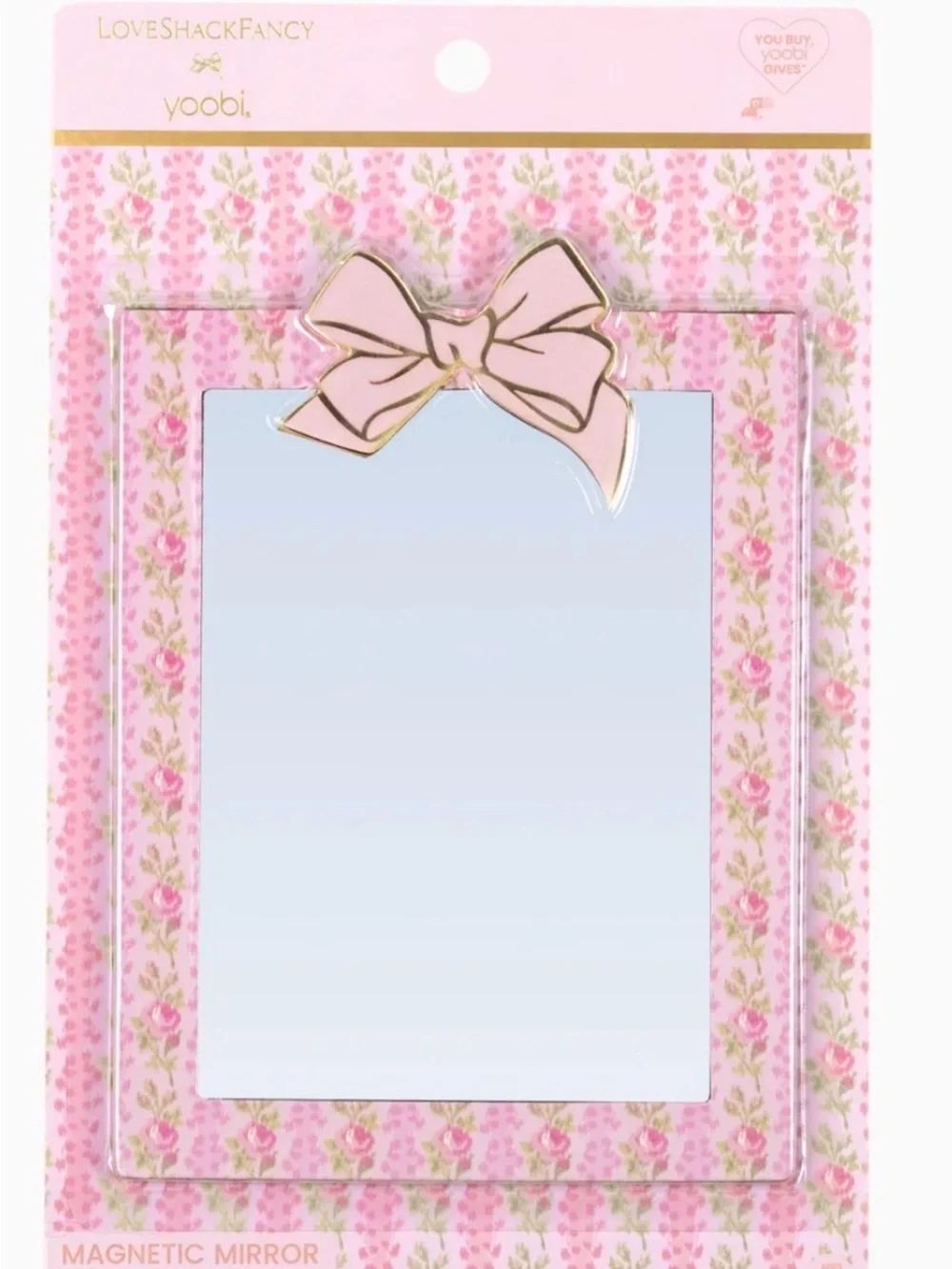 🎀 LoveShackFancy │ Yoobi Blooming Heirloom Magnetic Locker Mirror 🎀